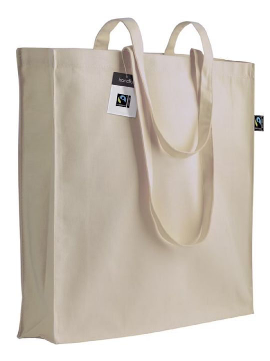SHOPPER CON SOFFIETTO 140 G FAIRTRADE®