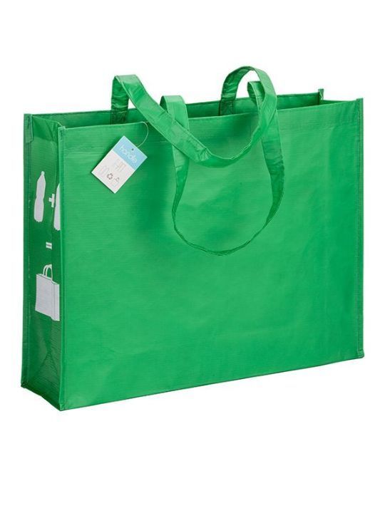 SHOPPER IN RPET PLAIN CON SOFFIETTO