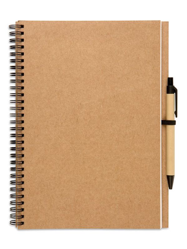 BLOCCO NOTEBOOK CON PENNA A SFERA