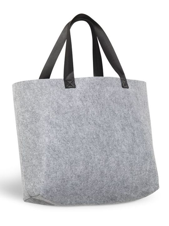 SHOPPER IN FELTRO RPET SOFFIETTO 270G