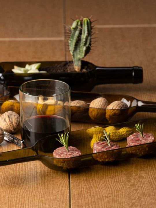 VASSOIO APERITIVO BORDOLESE CON MANICO