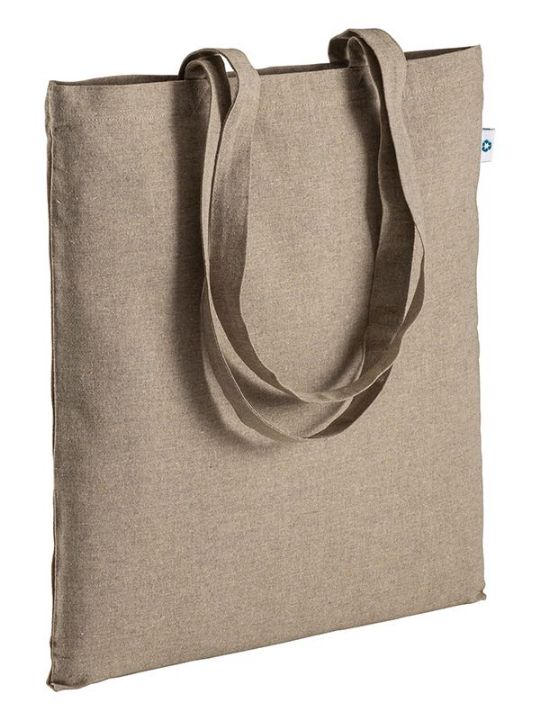 SHOPPER IN COTONE RICICLATO SLIM 190 G MELANGE