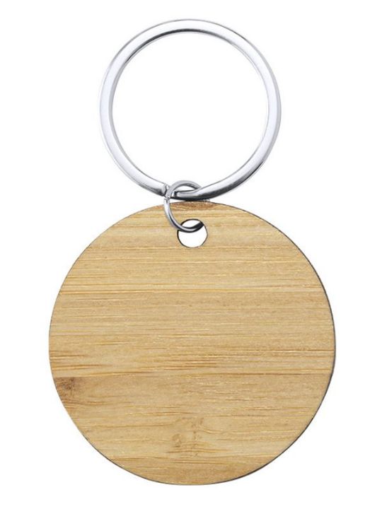 PORTACHIAVI BAMBÙ TONDO