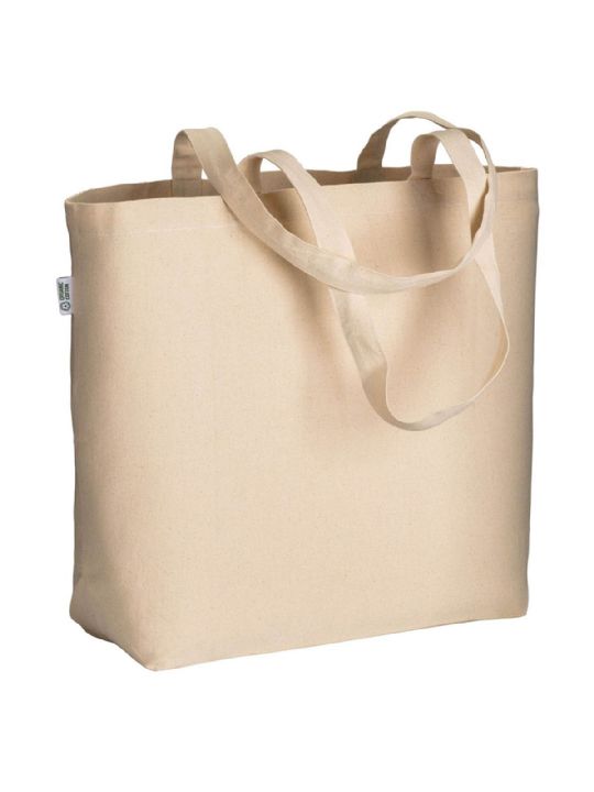 SHOPPER COTONE ORGANICO CON SOFFIETTO 220 G FAVIGNANA