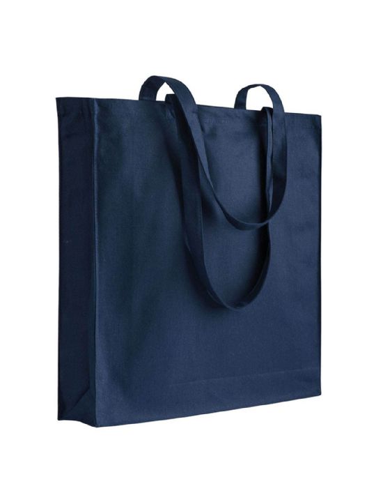 SHOPPER IN COTONE RICICLATO CON  SOFFIETTO 180 G