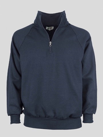 FELPA ECOSOSTENIBILE ZIP CORTA MADE IN ITALY