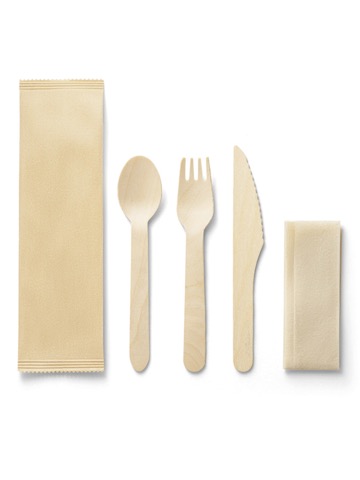 SET DI POSATE IN LEGNO