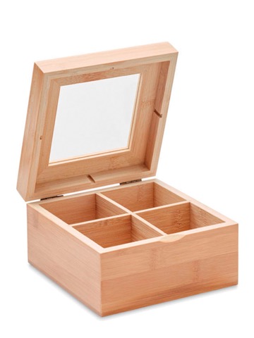 SCATOLA DA TÈ IN BAMBÙ