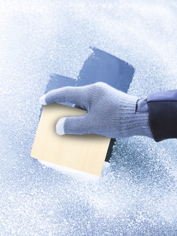 SPATOLA PER GHIACCIO IN LEGNO